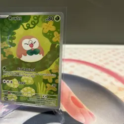 Mega Evolution: Perfect Order Rowlet 90/88 Illustration Rare Pokemon Card - NM - Image 4