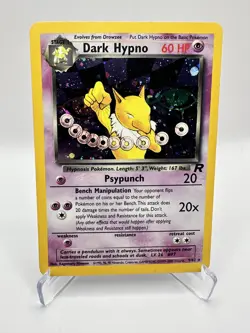 Dark Hypno 9/82 Team Rocket Holo Pokemon MP - Image 1