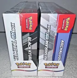 POKEMON EX MELMETAL BLACK KYUREM + ARCHALUDON RESHIRAM BOX *NEW* - Image 3
