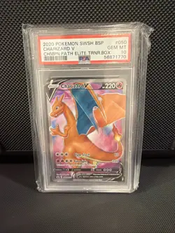 Charizard V | PSA 10 | Champions Path Elite Trainer Box Promo SWSH050 Pokemon - Image 1