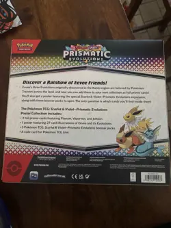 Pokemon Prismatic Evolutions Poster Collection~NEW Sealed!! - Image 3