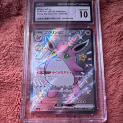 Pokemon Wigglytuff ex 336/190 Shiny Secret Rare Full Art Holo CGC 10 Japanese - Image 1
