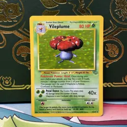 Vileplume #15 - Rare HOLO - Pokemon Jungle - NM - Image 1