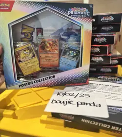 Pokemon TCG S&V Prismatic Evolutions Poster Collection SEALED - Image 1