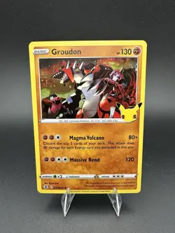 #017/025 Groudon Holo Rare - Pokemon TCG Celebrations 25th Anniversary 2021 - Image 1