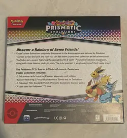 Pokemon TCG Scarlet & Violet Prismatic Evolutions Poster Collection Box - Image 2