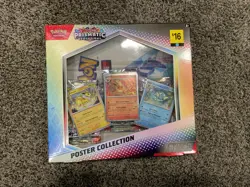 Pokemon TCG Scarlet & Violet Prismatic Evolutions Poster Collection Box Sealed - Image 1