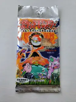 Vintage 1997 Japanese Pokemon Base Set Booster Pack Factory Sealed - Image 1