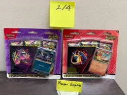 Set of 2-Pokemon TCG Ascended Heroes Tech Sticker Collection Charmander + Gastly - Image 1