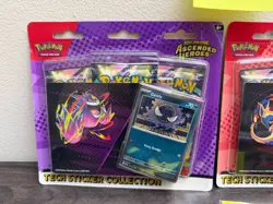 Set of 2-Pokemon TCG Ascended Heroes Tech Sticker Collection Charmander + Gastly - Image 2