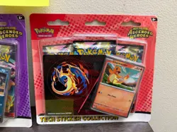 Set of 2-Pokemon TCG Ascended Heroes Tech Sticker Collection Charmander + Gastly - Image 3