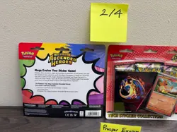 Set of 2-Pokemon TCG Ascended Heroes Tech Sticker Collection Charmander + Gastly - Image 4