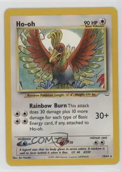 Ho-oh Pokemon Neo Revelation #18 2001 - Image 1
