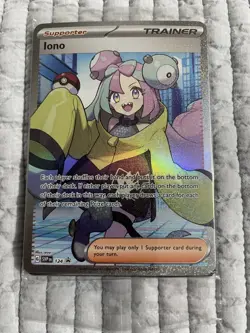 Iono 124 SVP Black Star Promo Pokemon TCG Scarlet & Violet Sealed promo! - Image 1