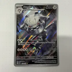 Steelix 150/132 Illustration Rare Holo Mega Evolution Pokemon NM - Image 1