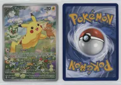 Pikachu (Paldea Adventure Chest) Holo Pokemon Scarlet & Violet Black Star Promo - Image 3