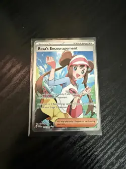 Pokemon TCG Perfect Order - Rosa’s Encouragement 114/088 Full Art NM Pack Fresh - Image 1
