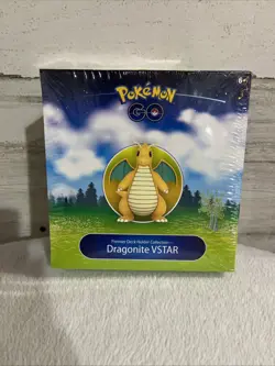 Pokemon GO Dragonite VSTAR Premier Deck Holder Collection New - Image 1