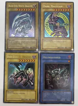 Yugioh Starter Deck Lot - Blue Eyes - Dark Magician - Red Eyes - Relinquished - Image 1