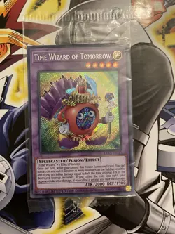 Yugioh Time Wizard Of Tomorrow DLCS-EN147 Secret Rare Limited Edition SEALED - Image 1