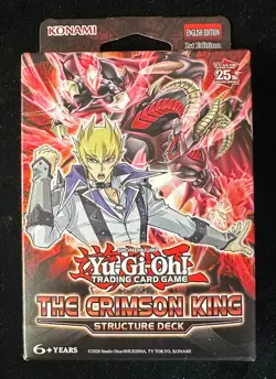 KONAMI YU-GI-OH 2023 CRIMSON KING STRUCTURE DECK NEW Unopened - Image 1
