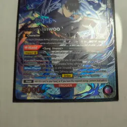 Union Arena: Sung Jinwoo SR** (022) Signature, UE17BT : Solo Leveling - Image 4