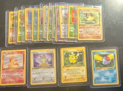 16 X Pokemon Jungle 1st Edition Pikachu Meowth Rapidash + more - 20 cards! - Image 2