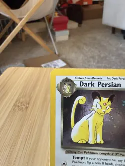 Dark Persian Pokemon Card WOTC Black Star Promo #17 Holo SWIRL 2000 NM - Image 2