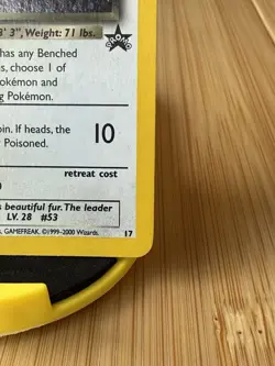 Dark Persian Pokemon Card WOTC Black Star Promo #17 Holo SWIRL 2000 NM - Image 5