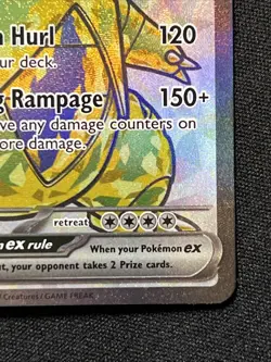 Tyranitar ex 211/197 Obsidian Flames Ultra Rare Pokemon Card - Image 3