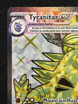 Tyranitar ex 211/197 Obsidian Flames Ultra Rare Pokemon Card - Image 5