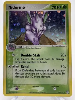 Nidorino 41/112 EX FireRed LeafGreen Reverse Holo Pokemon Card 2004 - Image 1