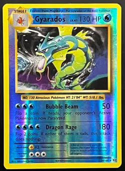 Gyarados XY Evolutions Rare REVERSE HOLO Pokemon Card 34/108 - Image 1