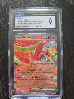 2023 Pokemon TCG Classic Charizard Deck Ho-Oh EX Holo Card #007/034 - Image 1
