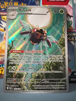 Pokemon TCG Ninjask Holo Illustration Card 137/132 Me01: Mega Evolution Rare - Image 1