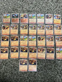 Pokemon TCG Charmander & Charmeleon charizard 30 Card Lot - Image 2