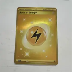 Pokemon Basic Lightning Energy SV01 Scarlet & Violet Gold Foil 257/198 Card - Image 1