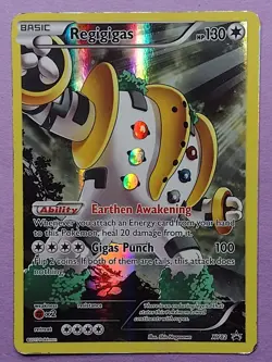 Pokemon TCG Regigigas XY82 XY Full Art Promo Holo 130 HP Basic Card 2015 - Image 1