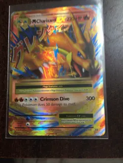 Pokemon Mega M Charizard EX Ultra Rare TCG Card 13/108 - Image 1