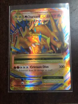 Pokemon Mega M Charizard EX Ultra Rare TCG Card 13/108 - Image 2