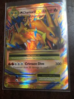Pokemon Mega M Charizard EX Ultra Rare TCG Card 13/108 - Image 3
