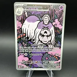Houndstone #145/132 - Mega Evolution Illustration Rare Pokemon TCG Card - NM - Image 1