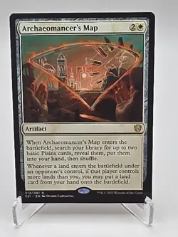 MTG Archaeomancer's Map Commander 2021 Rare NM Magic The Gathering - Image 1