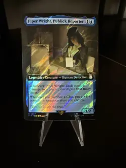 Piper Wright, Publick Reporter (Extended Art) (Surge Foil) Foil 907 R NM - Image 1