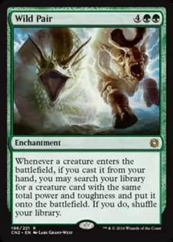 MTG Wild Pair - Foil, Conspiracy 2: Take the Crown, Damaged, English - Image 1