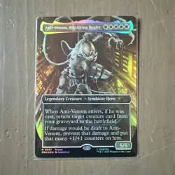 Anti-Venom, Horrifying Healer (Borderless) Media Promos, Foil MTG - Image 1