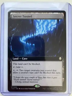 Secret Tunnel (Extended Art) Non-Foil #0392 Avatar: The Last Airbender NM EN MTG - Image 1