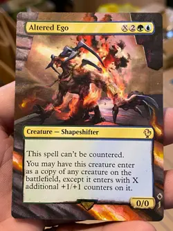 Altered Ego MTG Final Fantasy Commander Hand Painted Extended Altered Art Jeckho - Image 2