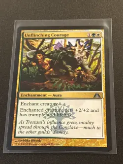 Dragon's Maze Unflinching Courage FOIL MTG Magic the Gathering NM - Image 1