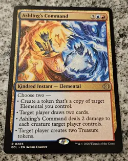 MTG Magic the Gathering Ashling's Command 205/439 Lorwyn Eclipsed - Image 1